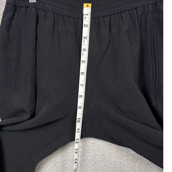Stella McCartney Women's Black Joggers Elastic Waist Zipper Hem Size 44 (US M-L) - Picture 6 of 11